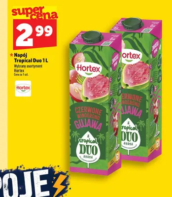 Napój Tropical Duo Hortex promocja w TOPAZ