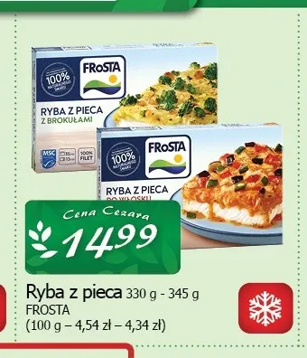 Ryba z pieca Frosta promocja w CEZAR Delikatesy