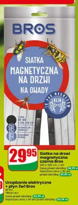 Siatka na drzwi magnetyczna czarna Bros promocja w Dino