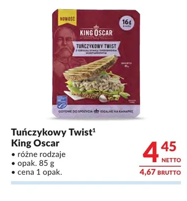 Tuńczykowy Twist King Oscar promocja w Makro