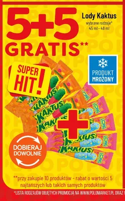 Lody Kaktus promocja w POLOmarket
