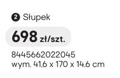 Słupek łazienkowy promocja w Castorama