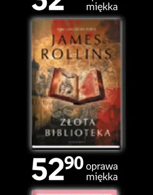 Książka Złota Biblioteka James Rollins promocja w Empik