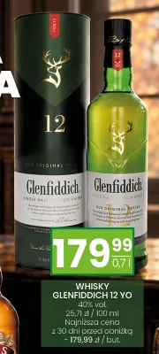 Whisky Glenfiddich 12 YO promocja w Twój Market