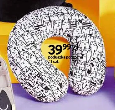 Poduszka podróżna Paperdot Purrrfect School promocja w Empik