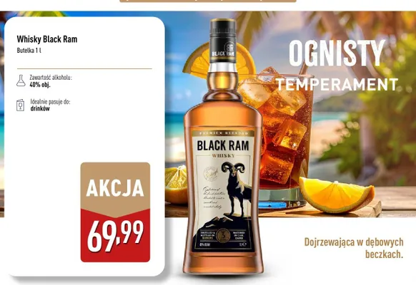 Whisky Black Ram promocja w Aldi