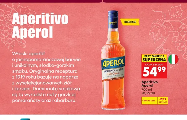 Aperitivo Aperol promocja w Biedronka