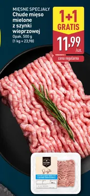 Chude mięso mielone z szynki wieprzowej Mięsne Specjały promocja w Aldi