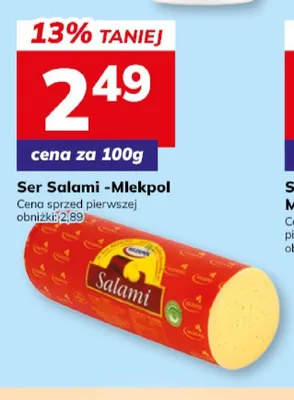 Ser Salami Mlekpol promocja w Hitpol