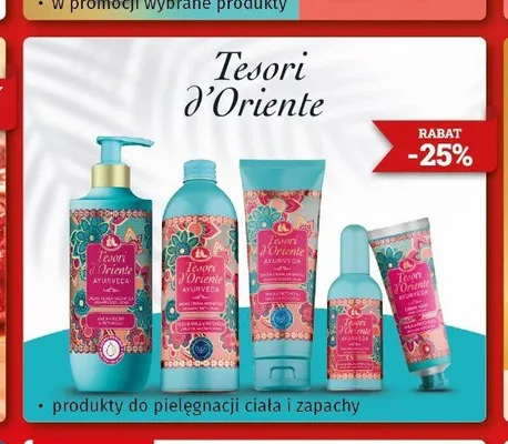 Produkty do pielęgnacji ciała i zapachy Tesori d'Oriente promocja w Drogeria Kosmyk