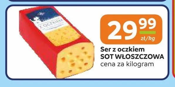Ser żółty z oczkiem SOT Włoszczowa promocja w Społem Częstochowa