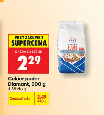 Cukier puder Diamant promocja w Biedronka