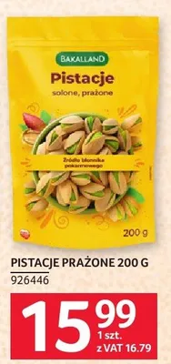 Pistacje prażone solone promocja w Selgros