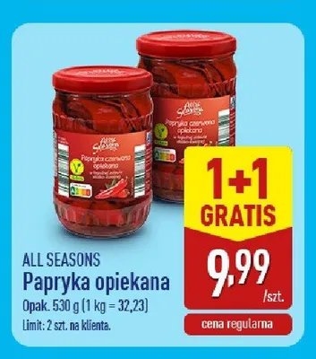 Papryka opiekana All Seasons promocja w Aldi