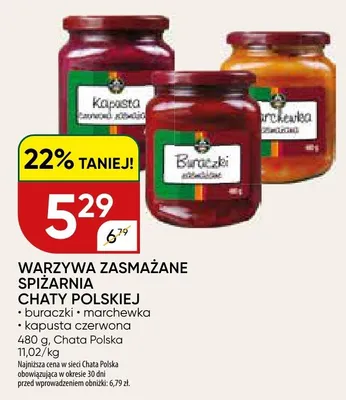 Warzywa zasmażane marchewka Spiżarnia Chaty Polskiej promocja w Chata Polska