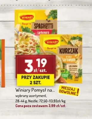 Pomysł na Kurczak w sosie serowym Winiary promocja w Avita