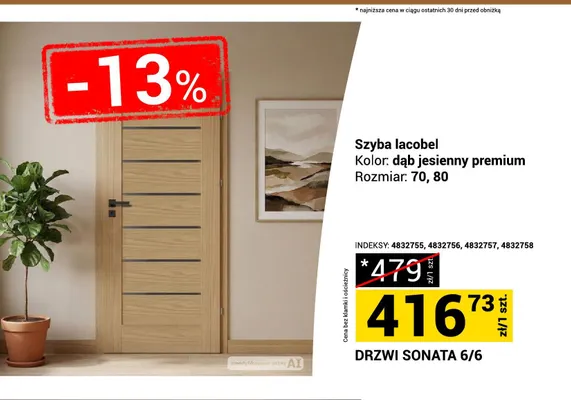 Drzwi Sonata promocja w Merkury Market