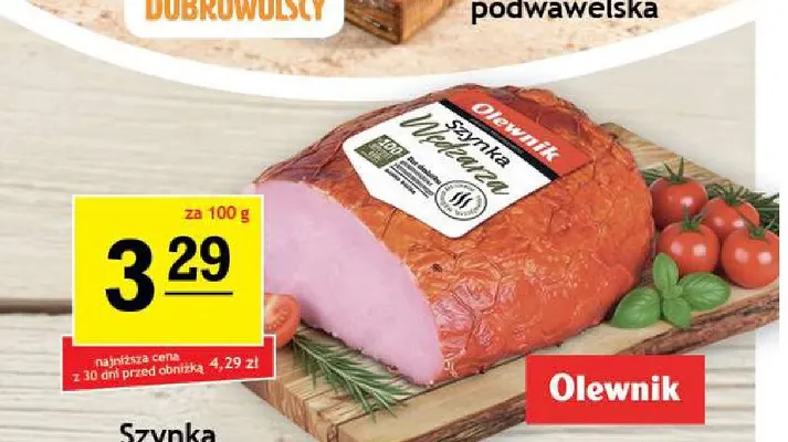 Szynka wędzarza Olewnik promocja w Gram Market