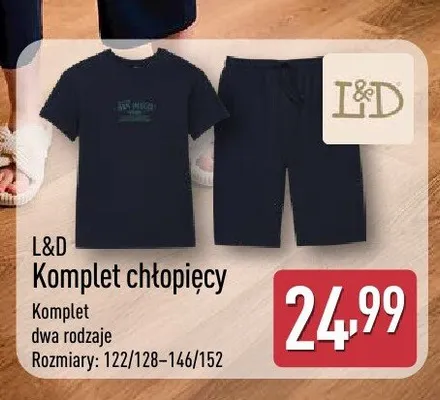 Komplet chłopięcy L&D promocja w Aldi