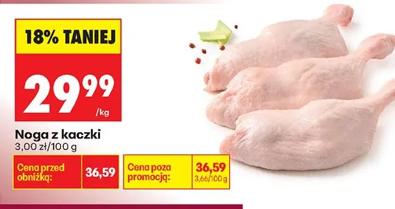Noga z kaczki promocja w Biedronka