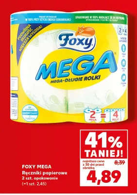 Ręczniki papierowe Foxy Mega promocja w Kaufland