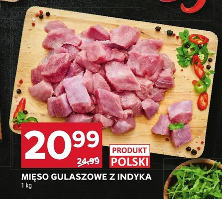 Mięso gulaszowe z indyka promocja w Stokrotka
