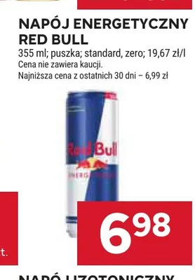Napój energetyczny Red Bull promocja w Stokrotka
