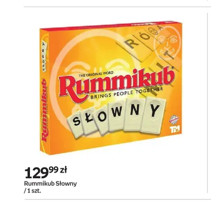 Gra planszowa Rummikub Słowny promocja w Empik