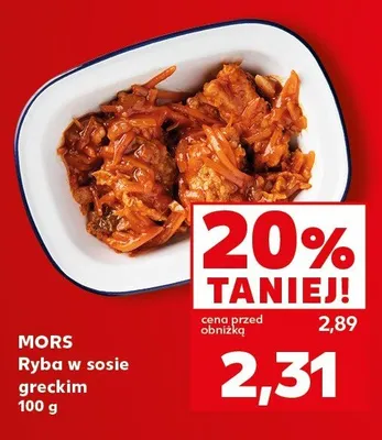 Ryba w sosie greckim MORS promocja w Kaufland