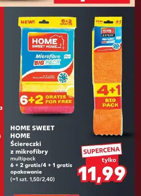 Ściereczki z mikrofibry 8-pak Home Sweet promocja w Kaufland