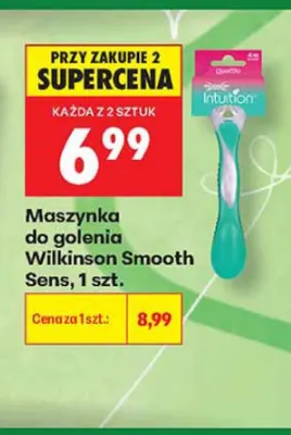 Maszynka do golenia Wilkinson Smooth Sens promocja w Biedronka