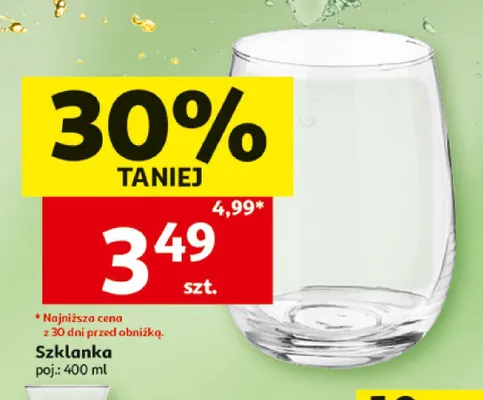Szklanka promocja w Auchan