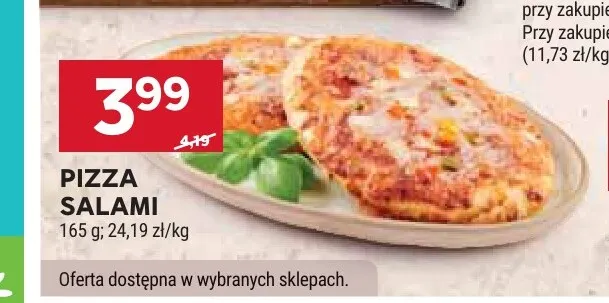 Pizza salami promocja w Stokrotka