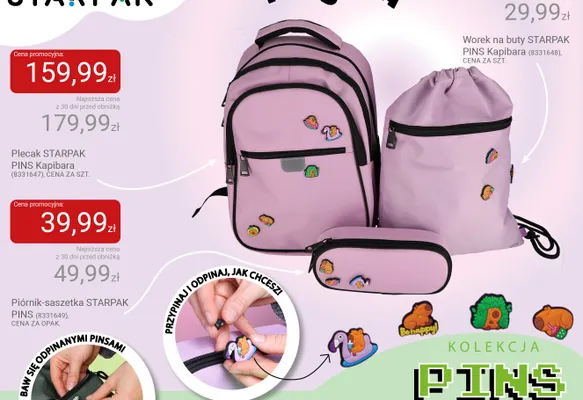 Piórnik-saszetka STARPAK PINS promocja w Smyk