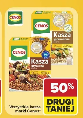Kasza jęczmienna Cenos promocja w Carrefour