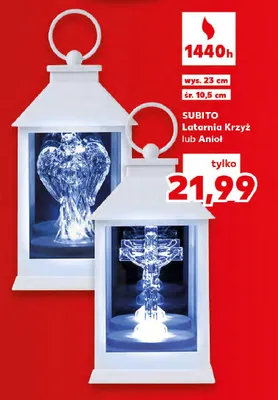 Latarnia Krzyż Subito promocja w Kaufland