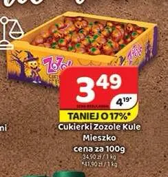 Cukierki Zozole Kule Mieszko promocja w Delfin