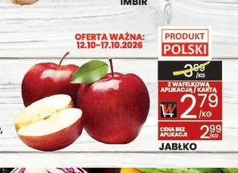 Jabłka polskie promocja w Wafelek