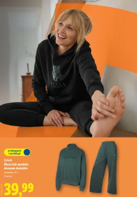 Bluza dresowa damska  promocja w Lidl