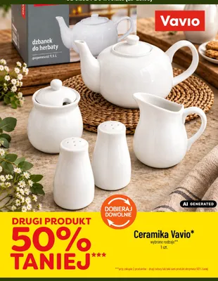 Ceramika Vavio promocja w POLOmarket