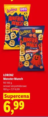 Chrupki Monster Munch Lorenz serowe promocja w Lidl