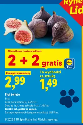 Figi świeże Ryneczek Lidla promocja w Lidl