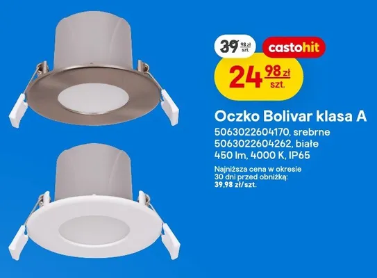 Oczko Bolivar klasa A promocja w Castorama