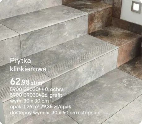 Płytka klinkierowa promocja w Castorama