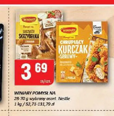 Pomysł na Winiary Chrupiący Kurczak serowy promocja w Chorten