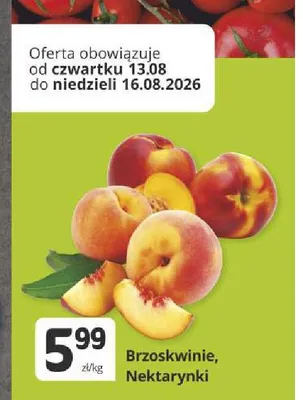 Brzoskwinie promocja w Marketvita