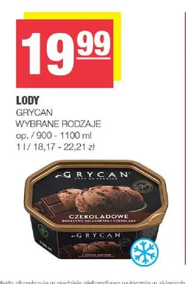Lody Grycan promocja w SPAR