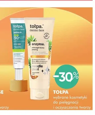 Kosmetyki do pielęgnacji i oczyszczania twarzy Tołpa promocja w Super-Pharm