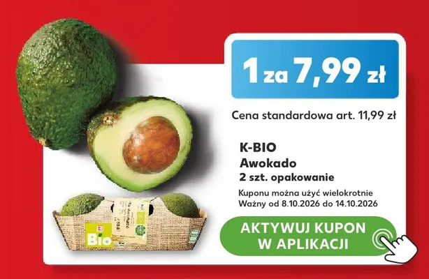 Awokado K-Bio promocja w Kaufland