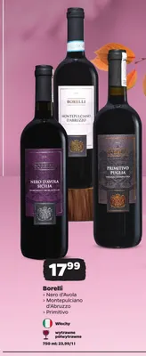 Wino czerwone Borelli Montepulciano d'Abruzzo promocja w Netto